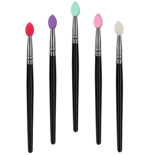 Black 14.6x0.9cm Eyeshadow Brushes Set 5Pcs Pink Makeup Gift 1