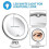 10x Magnifying Makeup Mirror with Lights, 360 Rotation 5