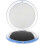 Blue 9x9x1.5cm Foldable Magnifying Mirror, Travel Compact Makeup Mirror for Women 5