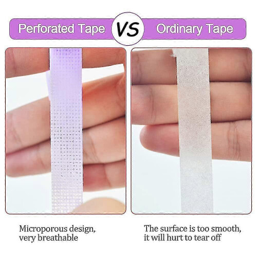 6 Rolls Breathable Micropore Under Eye Tape for Lash Extensions – Adhesive Eyelash Tape Tool 2