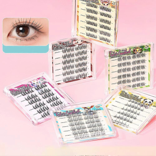 Kit de extensiones de pestañas postizas autoadhesivas sin pegamento 1
