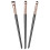 Assorted Color 15x1.3x1cm Angled Nylon Eyeliner Applicator Brushes 1 Set 4