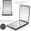 (Black) Compact Mirror with Light, 1x/3x Magnification, 2-Sided Magnetic Switch, Travel Makeup Mirror 4