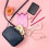 (Black) Compact Mirror with Light, 1x/3x Magnification, 2-Sided Magnetic Switch, Travel Makeup Mirror 5