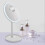 Specchio per il trucco 5x con 70 luci LED, dimmer touch, supporto a batteria 3
