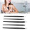 5-Piece Silicone Brush Set for Eyeshadow, Eyebrows, Lip & Eyeliner – Portable Reusable Makeup Applicator 4