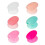 Assorted Color 1.5x1.3cm Brush Applicator Cap Easy Drying Beige 6Pcs 3