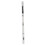 Lápiz de cejas 2 en 1, giratorio automático, triangular, resistente al agua, 03 Negro 2