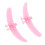 1 Pair Rose Red Reusable Eyelash Extension Separator Grafting Splitter Aid for Lash Techs 5