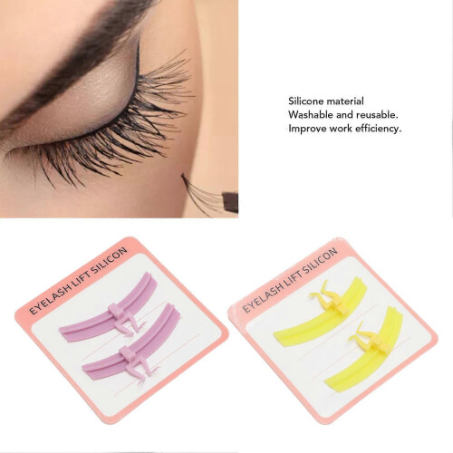 Eyelash Extension Separator Reusable Washable Silicone Lash Lift Tool for Salon - 2 Pair 2