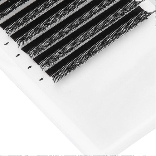 0.07mm W Shaped False Eyelashes, C Curve 9mm, Grafting Extension 2