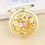 Compact Retro Round Foldable Makeup Mirror for Beauty Lovers, Small Hand Mirror 4