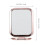 Double Sided Square Magnifying Makeup Mirror, Rose Gold Tabletop Mirror 2