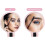 Pink 15X Double-Sided Magnifying Pocket Mirror, Compact Portable Pedestal Makeup Mirror 2