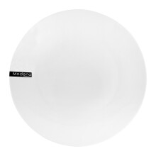Porcelain Side Plate White Dessert Dish Round Scratch Resistant Dinnerware 19cm