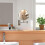 8" Double LED Magnifying Mirror, Wall Mounted 360 Swivel, Chrome, Extendable, Battery Powered 3