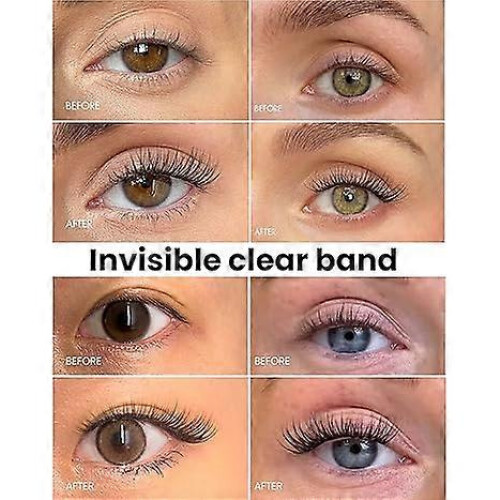 Cameras Rolling False Eyelashes Natural Look - Soft Thin Clear Band 1