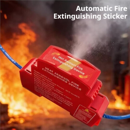 Automatic Aerosol Fire Extinguishing Device for Electrical Panels, DIN Rail Mounting 2