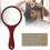 20241X 15X Magnifying Hand Mirror, Double Sided Folding with Adjustable Handle 4