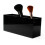 Black 20x7cm 3-Grid Brush Box Makeup Storage Organizer for Cosmetics Home 3