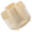 Beige 14x14x12cm Rotating Makeup Brush Holder, Waterproof Vanity Organizer 4