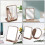 Desktop Rotatable Folding Mirror Creative Simple Tabletop Bedroom Mirror 3