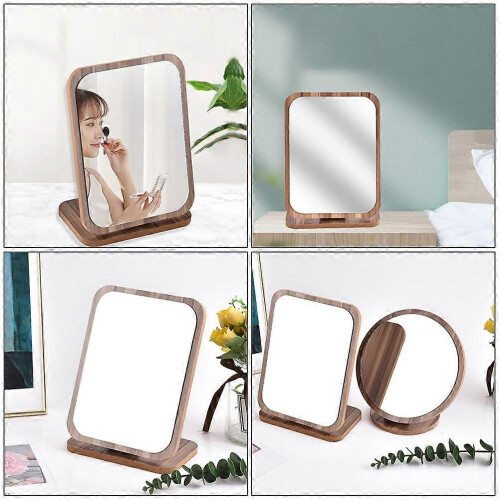 Desktop Rotatable Folding Mirror Creative Simple Tabletop Bedroom Mirror 2