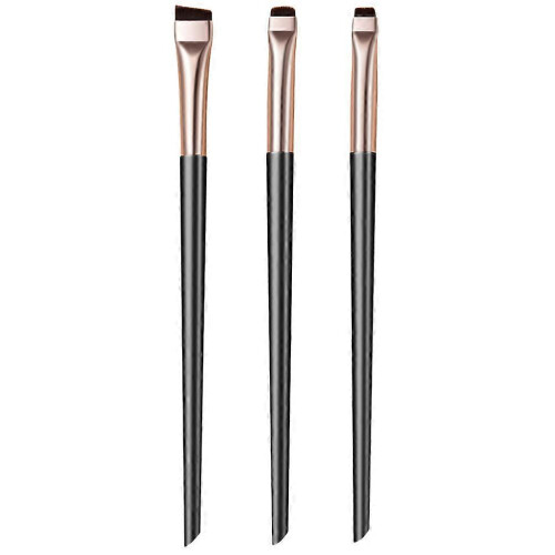 Assorted Color 15x1.3x1cm Angled Nylon Eyeliner Applicator Brushes 1 Set 1