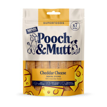 Pooch & Mutt - Cheddar Cheese Dog Dental Sticks (Small Sticks), Dog Dental Chew,