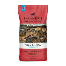 Skinner’s Field & Trial Muesli Mix – Complete Dry Adult Dog Food, For Fussy Eaters, Mixed Kibble for Variety, 15kg