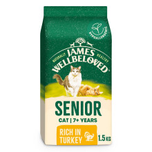 James Wellbeloved Hypoallergenic Dry Cat Food for Senior Cats Turkey 1.5 kg