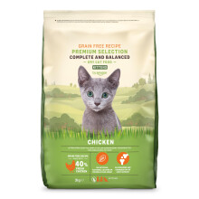 Grainfree Recipe Dry Cat Food (Kitten) with Fresh Chicken - 3kg (Previously a Lifelong brand, same product)