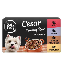 Cesar Country Stew Adult Wet Dog Food, Special Selection, Pack of 3 (3 x 8 Trays