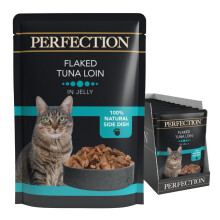 HiLife Perfection - Wet Cat Food - Flaked Tuna Loin in Jelly - Natural Ingredien