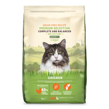 Grainfree Recipe Dry Cat Food (Senior) with Fresh Chicken - 3kg (Previously a Lifelong brand, same product)