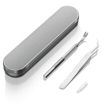 Grill Guard Tick Remover Tools for Dogs –Professional Stainless Steel Tick Remover for Humans, Cats & Dogs, Complete Tool Kit with Tweezers, Shovel