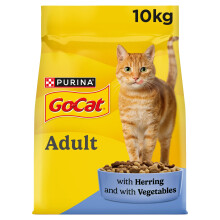 GO-CAT Herring with Vegetables Dry Cat Food 10kg