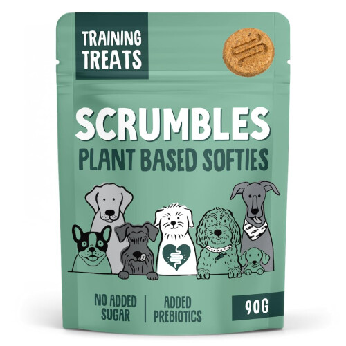Scrumbles Scrumbles Softies, Plant Based Dog Training Treats, 90g