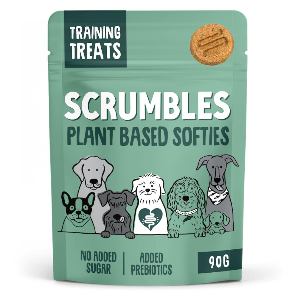 Scrumbles Softies, Plant Based Dog Training Treats, 90G