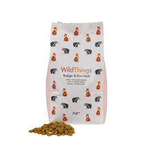 WildThings Badger & Fox Food - With Added Vitamins & Minerals, Delicious & Crunchy Texture, Promotes Good Dental Health (2kg)