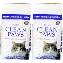 Pettex Clean Paws Microgranule Super Clumping Ultra Cat Litter 5 Kg (Pack of 2)