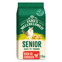 James Wellbeloved Cat Senior Hypoallergenic Dry Food Chicken 1.5 kg