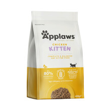 Applaws Complete Natural and Grain Free Dry Kitten Food, Chicken, 400g (Pack of