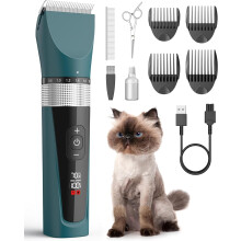 oneisall Cat Clippers for Matted Fur,5 Speed Quiet Cordless Cat Clippers