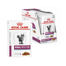 ROYAL CANIN Renal Feline Tuna Cat Food, 85 g (Pack of 12)