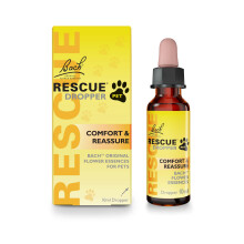 Rescue Pet Calming Dropper 10ml for Dogs & Cats, Natural Flower Essences, Separation, Fireworks, Travel, Thunder, Loud Noises, Calming for Dogs, Cats