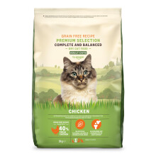 by Amazon Grainfree Recipe Dry Cat Food (Adult Cats) with Fresh Chicken - 3kg (P