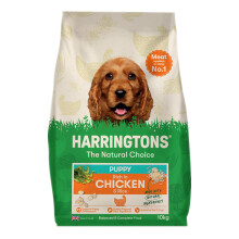 Harringtons Complete Dry Puppy Food Chicken & Rice 10kg | Made with High Quality & All Natural Ingredients - Freshly Prepared Meat Ingredients