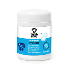 Buddycare Dog Eye Wipes 100 pre-soaked Biodegradable dog Tear Stain Remover wipes. Pet Eye Wipes Remove Tear Stains, Dog Eye Crust & Eye Discharge