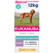 Eukanuba Sensitive Digestion Highly Digestible Complete Dry Dog Food for Puppy D